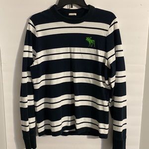 Abercrombie and Fitch Mens Long Sleeve Crewneck